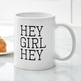 thumbnail image 3 of CafePress - Hey Girl Hey Black Mug - 11 oz Ceramic Mug - Novelty Coffee Tea Cup, 3 of 4