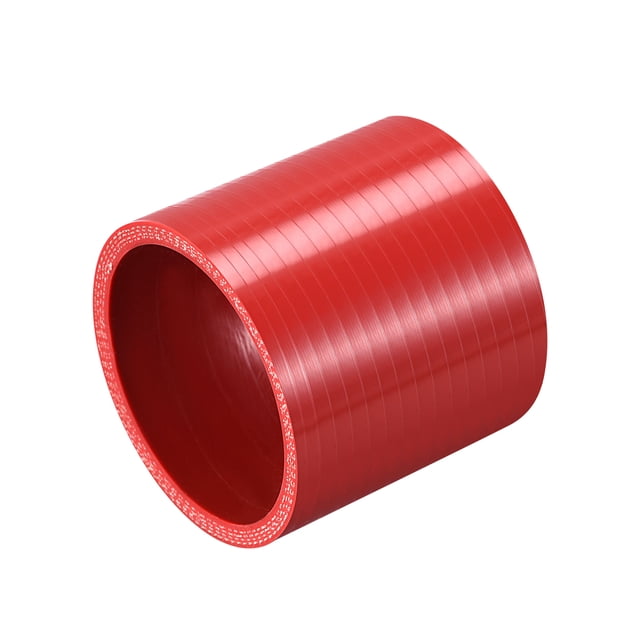 Unique Bargains 70mm 2.76' ID Universal Auto Straight Silicone Coupler Turbo Pipe Replacement 76mm Red
