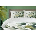 thumbnail image 5 of Ambesonne Eucalyptus Leaves Duvet Cover Set, Round Leaf Branch, Calking, Mustard and Peacock Green, 5 of 5