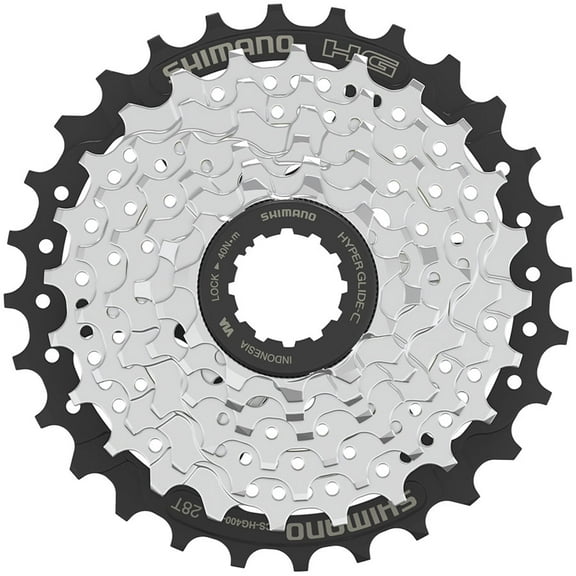 Shimano CS-HG400-7 Cassette - 7-Speed, 11-28t, Silver