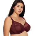 thumbnail image 5 of Elomi AUBERGINE Charley Underwire Stretch Lace Plunge Bra, US 32J, UK 32GG, 5 of 5