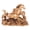 small bronze, variant on Two Galloping Running Horses Pair Figurines for Positive Energy Vibrations Sculpture Ornament Home Decors