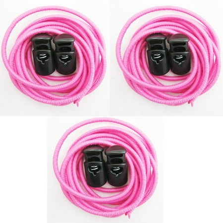 Jogging Shoes Review - 3 Pc No Tie Shoelaces Elastic Lock Running Shoe Laces Jogging Canvas Sneakers