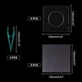 thumbnail image 2 of Kit de 18 piezas para cuentas de 5 mm. Incluye 8 placas base para cuentas, 8 hojas de papel para planchar de 15 x 15 cm y 2 pinzas para manualidades con cuentas., 2 of 7