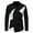 Black, variant on JURANMO Fashion Slim Fit Cotton Shirts for Men Color Block Long Sleeve Button Shirts Lapel Business Casual Shirts Lightning Deals White L