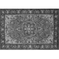 thumbnail image 1 of Ahgly Company Indoor Rectangle Medallion Gray Traditional Area Rugs, 7' x 10', 1 of 1