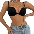 thumbnail image 3 of Gyexs Women Fashion Push Up Bra Comfortable Thin Lingerie Slim Fit Underwire Support Bralettes for Women, Black, Size XL, 3 of 6