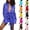 Blue, variant on PADFRYBK Fall Dresses For Women V-Neck Solid Color Dress Show Waist Hollow Out Buttocks Dress Long Sleeve Short Dress