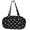 Black, variant on Women Polka Dot Retro Shoulder Bag Large Capacity Slouchy Hobo Purse with Zipper Top Handle Bag for Travel Shopping Daily Use (White)