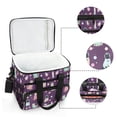 thumbnail image 6 of FORMRS Insulated Cooler Bag 24 Cans Capacity Soft Leakproof Lunch Box with Side Pockets, Purple Space Cat Pattern, 6 of 7