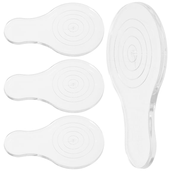 Hytrove 4Pcs Quilling Tool Kit for Professionals White Plastic Ergonomic Design