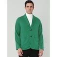 thumbnail image 4 of INSPIRE CHIC Men's Notched Lapel Long Sleeve Knit Blazer with Pockets, 4 of 4