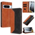 thumbnail image 1 of Phone Case for Google Pixel 8 Pro FOXDOCK Premium Leather,Creative Dual-Color Cover with Card Slot,Shockproof, 1 of 7