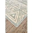 thumbnail image 2 of Feizy Saphir Mah Modern Geometric, Tan/Blue/Gray, 7'6" x 10'6" Area Rug Sheen Casual Abstract Design Carpet for Living Dining Bed Room, 2 of 4