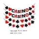 thumbnail image 3 of FELTECHELECTR 4 banderines colgantes para fiesta de casino, suministros para fiestas, 3 of 7