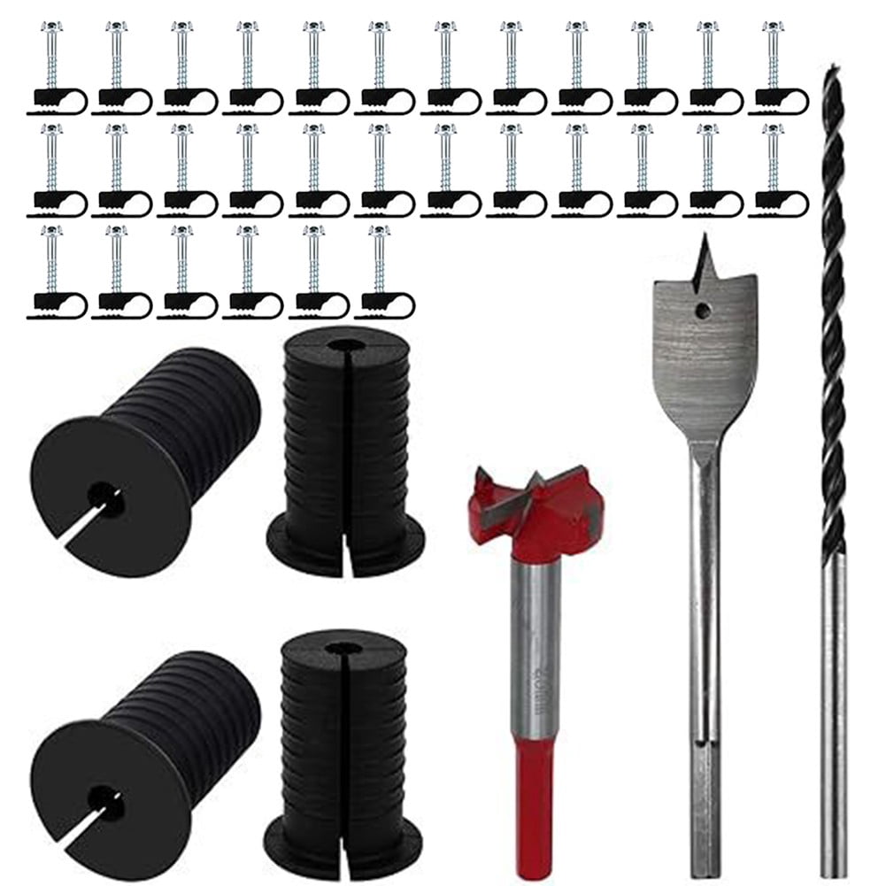 yaaqii for Starlink Cable Routing Kit: 6 Grommets & Drill Bits for Neat Installations!