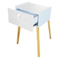 thumbnail image 1 of Cajonera Recamara Patas buro mesa MDF Moderna Blanco, 1 of 3