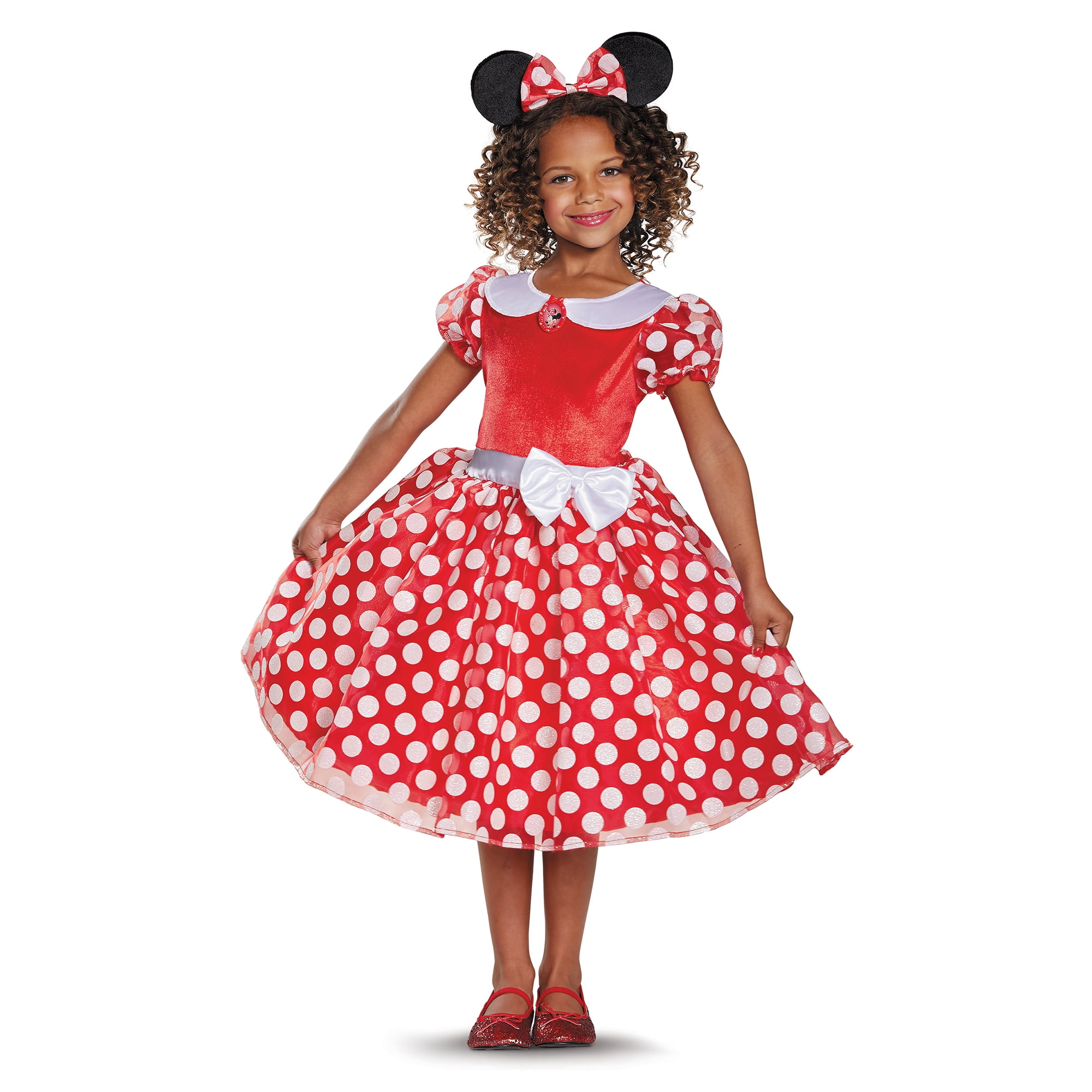 Minnie Mouse Girls' Classic Costume - Walmart.com