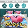thumbnail image 6 of Kirby Deluxe Game 3 Pieces Bedding Set Soft Comforter Sets Decoration Bedroom Gift With 1 Duvet Cover 2 Pillowcases Pillowcases, 6 of 7
