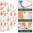 thumbnail image 6 of 48 Inch Christmas Tree Skirt – Velvet Plush Tree Mat, Soft Thickened Polyester with Red Ties, Single-Sided Printing, Available in 30in/36in/48in, Perfect for Holiday Xmas Tree Decoration, 6 of 7