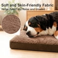 thumbnail image 5 of Exclusivo Mezcla Medium Dog Bed with Removable and Washable Cover 36"x24", Orthopedic Pet Bed for Crates, Non-Slip Bottom and Waterproof Liner, Brown, 5 of 10