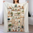 thumbnail image 5 of The Cat Is Hiding Flannel Blanket Lightweight Blanket for Couch Sofa Bed, Super Soft Cozy Print Warm Blanket, 5 of 8
