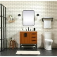 thumbnail image 6 of 32 inch single bathroom vanity in teak, 6 of 8