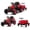 red, variant on 12V Kids Ride on Tractor with Detachable Trailer, 8-Wheel Electric Toddler Vehicle with Parent Remote Control, Max 2.5 MPH, Battery Powered Farm Tractor Toy Gift for Boys Girls 3-8 Years Old