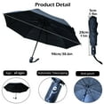 thumbnail image 7 of Vivicreate Automatic Folding Umbrella, Windproof Compact Rain Umbrella with Auto Open, Large Canopy & Comfortable Grip for Travel and Daily Use, 7 of 7