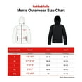 thumbnail image 2 of Rokka&Rolla Men's Midweight Puffer Jacket Hooded Coat, 2 of 11