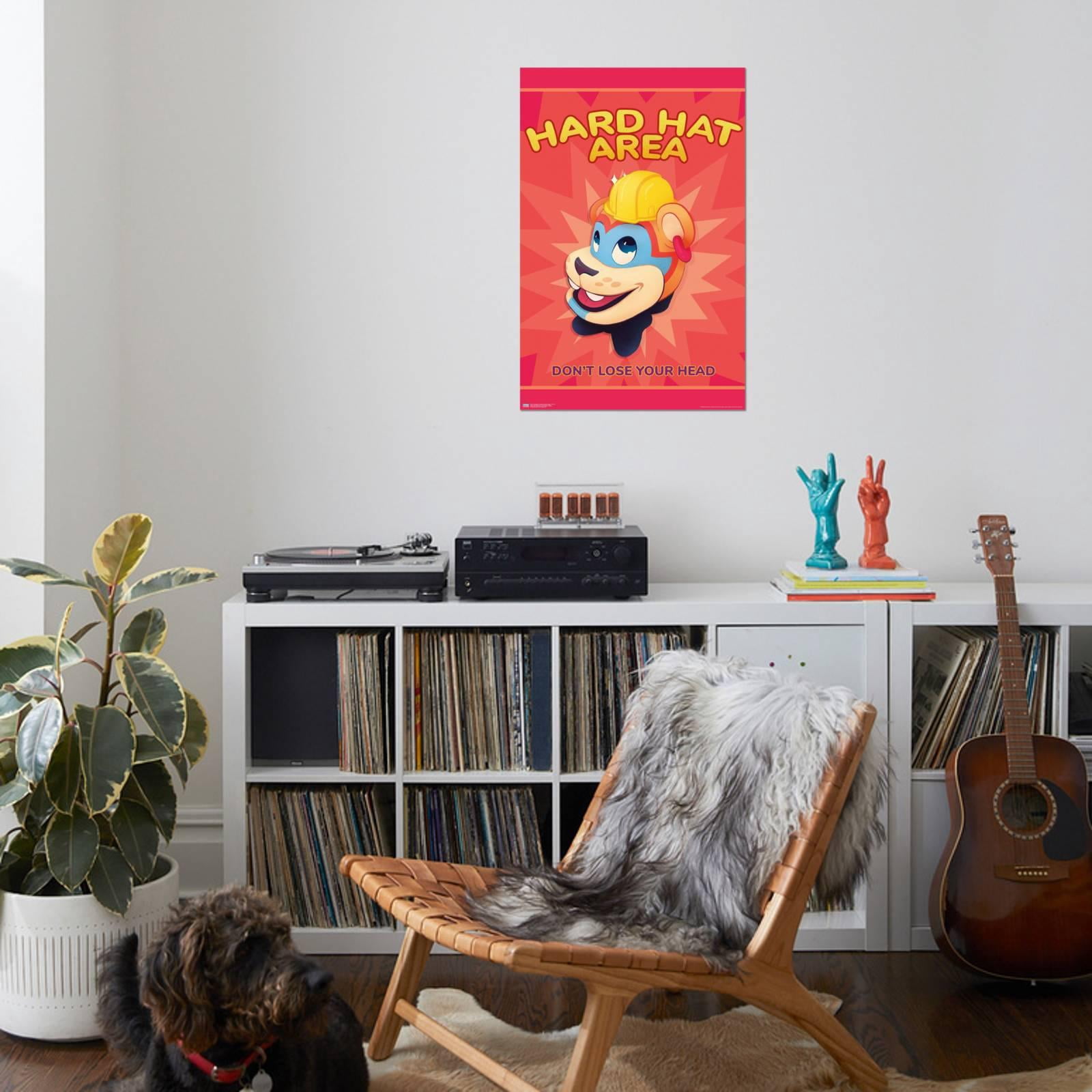 Five Nights at Freddy's: Security Breach - Hard Hat Canvas Wall Poster, 22.375" x 34"