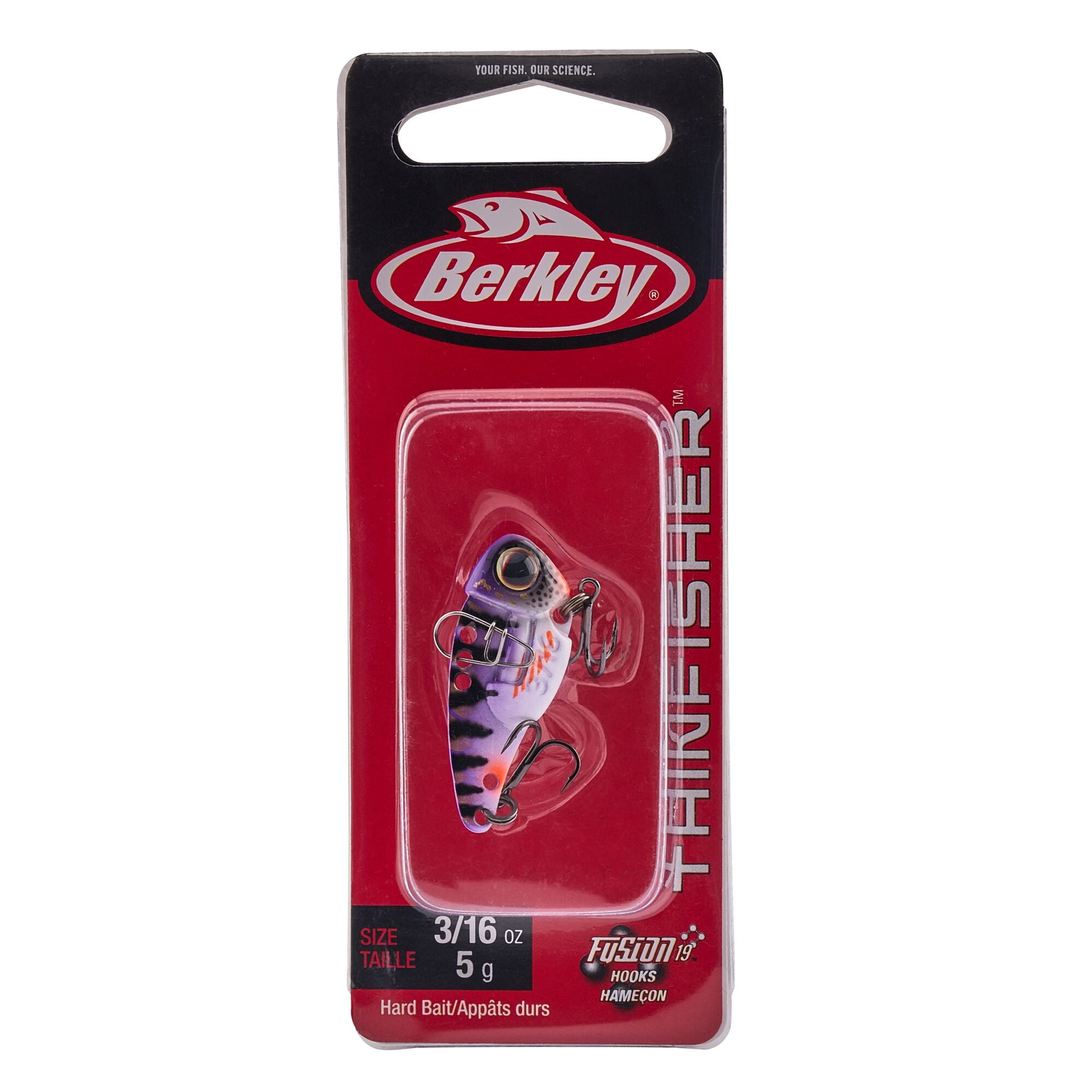 Berkley ThinFisher™, 1.5 in, Blade Baits, Bad Perch (1 Count)