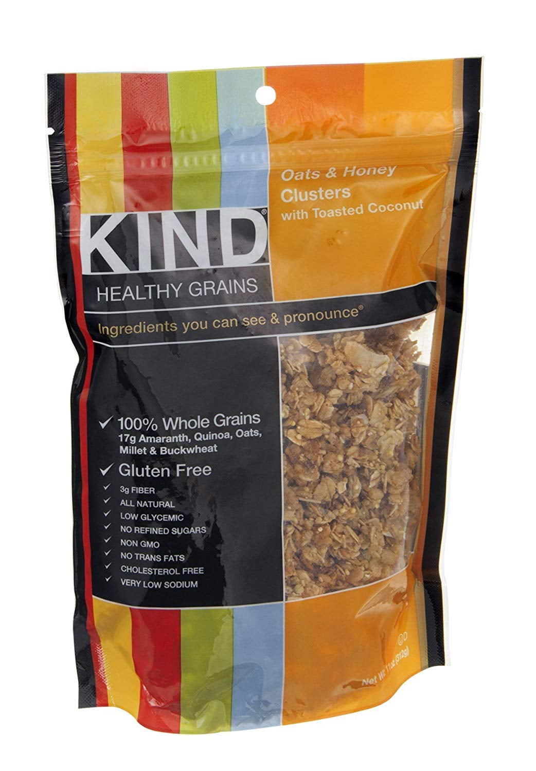 Kind Fruit and Nut Bars Kind Healthy Grains Oats and Honey Clusters