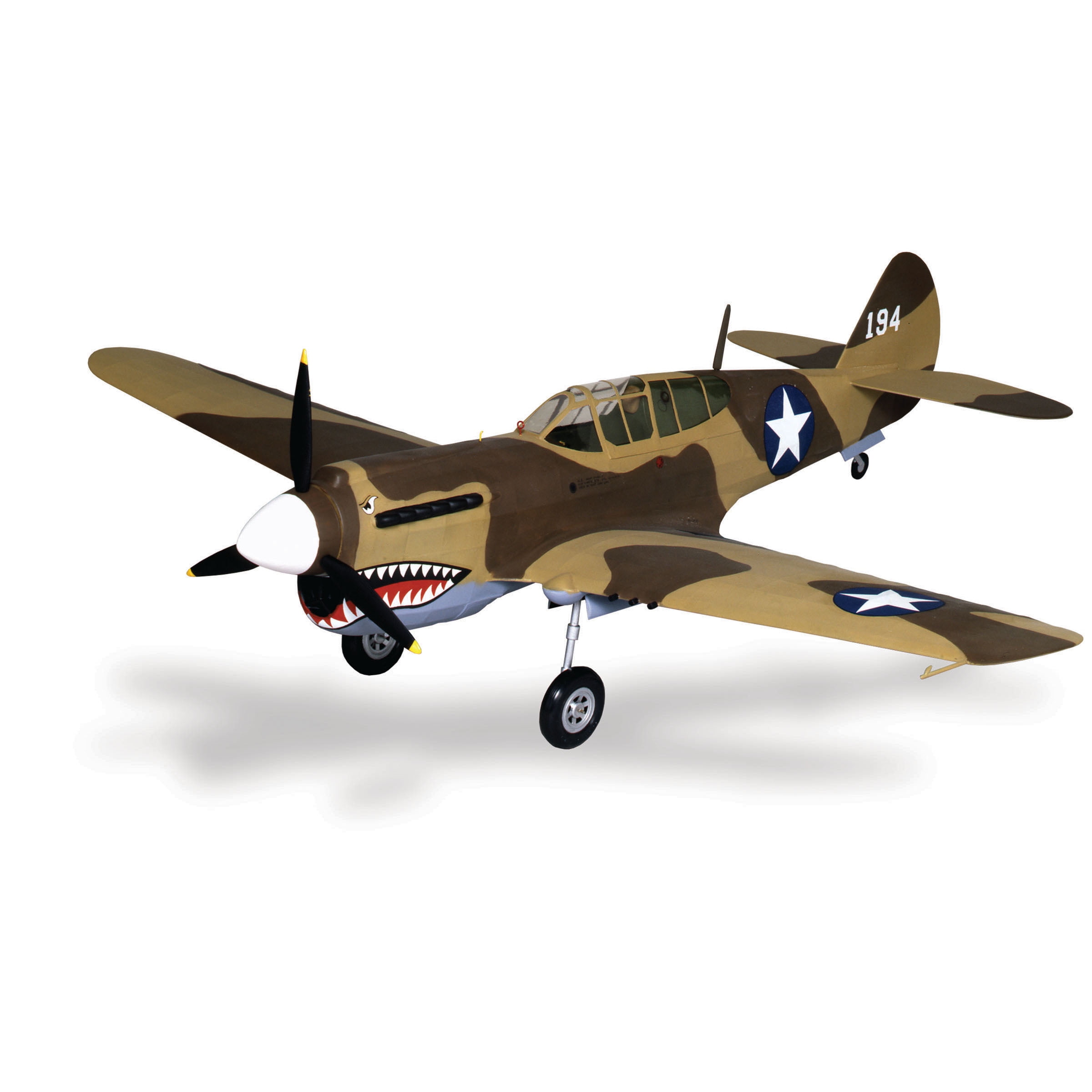 Guillow U.S Curtiss P-40 Warhawk Balsa Model Aircraft Kit 