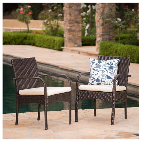 [Set of 2] COR KD PE WICKER DINING CHAIR