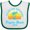 White and Green, variant on Inktastic Summer Enjoy the Sunshine Virginia Beach Virginia in Blue Boys or Girls Baby Bib