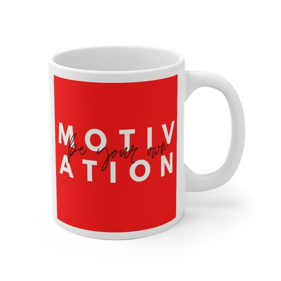Motivation Ceramic Mug - Red Edition (2 sizes)