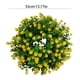 thumbnail image 4 of Guirnalda de plantas artificiales Bewildely decoración colorida de hojas verdes de verano Amarillo, 4 of 6