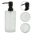 thumbnail image 5 of Unique Bargains 1 Pc Simple Cylindrical Soap Pump Dispenser for Bathroom 350ml Clear Black, 5 of 6