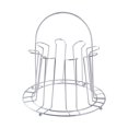 thumbnail image 1 of 8-Slot Stainless Steel Cup Storage Rack - Countertop Hanging Organizer for Bars/Cafes, 1 of 6