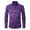 Purple, variant on Styesk Mens Shirts Men Casual Buttons Solid Turndown Long Sleeve Breathable Shirt Blouse