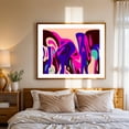 thumbnail image 4 of Rhea - Digital Art Abstract Modern Art Psychedelic Surrealism Geometric Pattern Unframed Wall Art Print 24 x 30 inches, 4 of 6