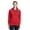 Red, variant on Sport-Tek Women's Fleece Hooded Sweatshirt