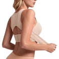 thumbnail image 2 of Posture Bra for Women Front Closure Wireless Back Posture Support Bra, 2 of 7