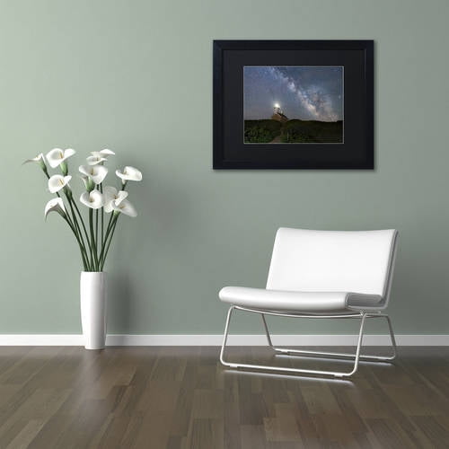 Trademark Fine Art 'Over the Top' Canvas Art by Michael Blanchette Photography, Black Matte, Black Frame