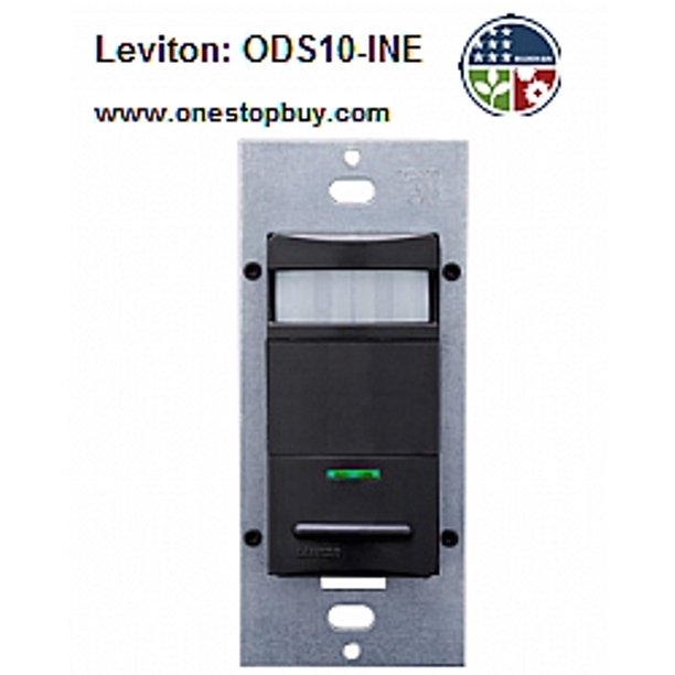 Leviton Ods10 Ine Occupancy Sensor Decora Style Wall Switch Passive Infrared Auto Manual On Auto Off Single Pole Multi Location Nafta Neutral Not