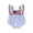 Sky Blue, variant on Newborn Baby Girl My First 4th of July Outfit Baby Girl Patriot Independent Day Summer Clothes Bubble Romper American Flag Embroidery Square Neck Ruffled Fly Sleeve Bodysuits Jumpsuits
