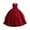 Red, variant on TAIAOJING Toddler Girls Dresses Sleeveless O-Neck Formal Party Dress For Kids Embroidered Flower Girl Bridesmaid Birthday Prom Pageant Maxi Fashionable 6-7Y