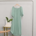 thumbnail image 1 of Ailaofu Nuisette pour Femme Grande Taille à Manches Courtes, Vêtement de Nuit, Robe de Pyjama d'Été, Tenue de Nuit, 1 of 5