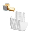 thumbnail image 2 of Frcolor Foldable Bread Toast Slicer Bagel Slicer Plastic Loaf Sandwich Bread Slice Cutter Mold for Home, 2 of 8